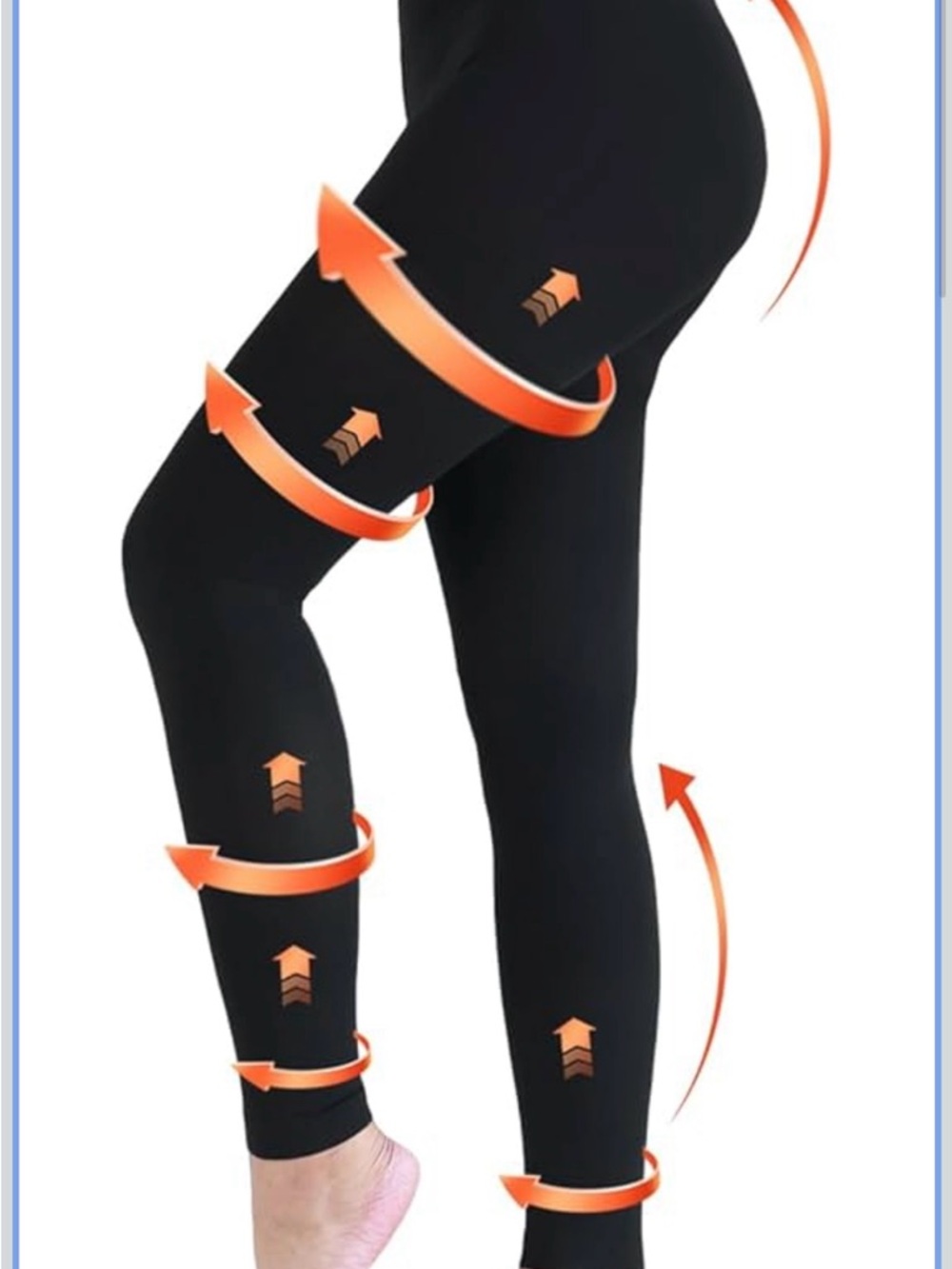 Black Compression Leggings - Sculpting Support